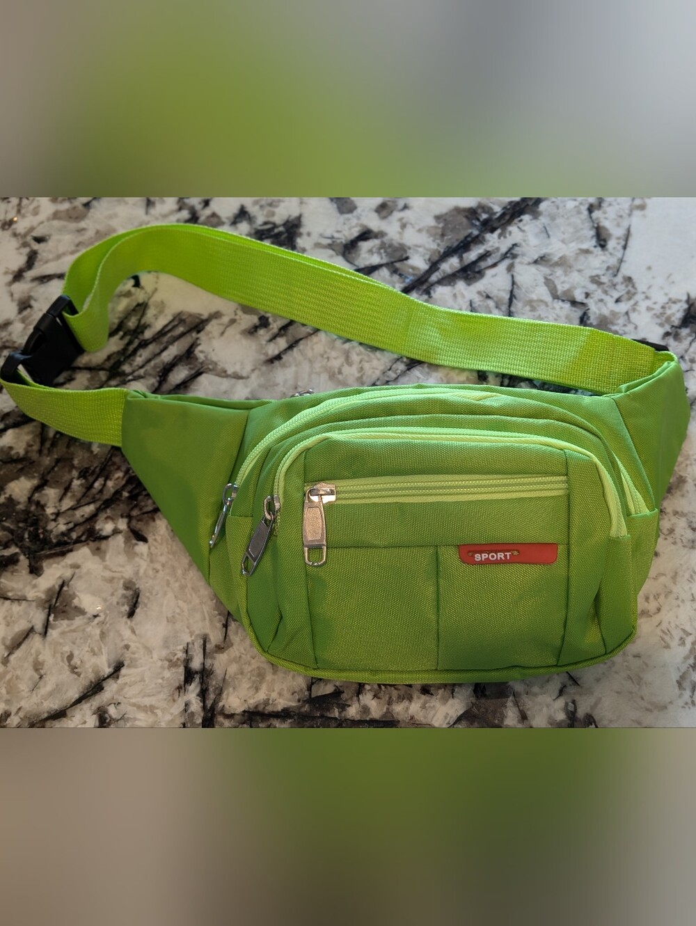 🍋🟩 Sport Lime Green Crossbody Belt Bag Or Purse